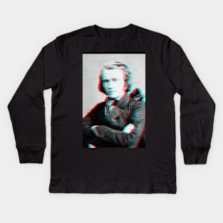 Johannes Brahms Kids Long Sleeve T-Shirt